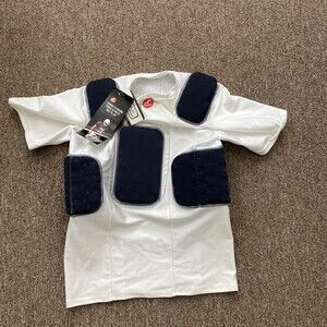 New Cramer Youth Large white Padded football jersey nwt